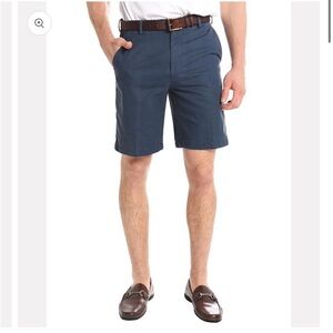 PETER MILLAR Men's Winston Washed Twill Short in Navy Blue